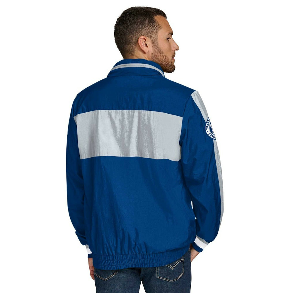 Indianapolis Colts Tommy Hilfiger Gael Lightweight Half-Zip Pullover Hoodie Jacket - Royal - NFL
