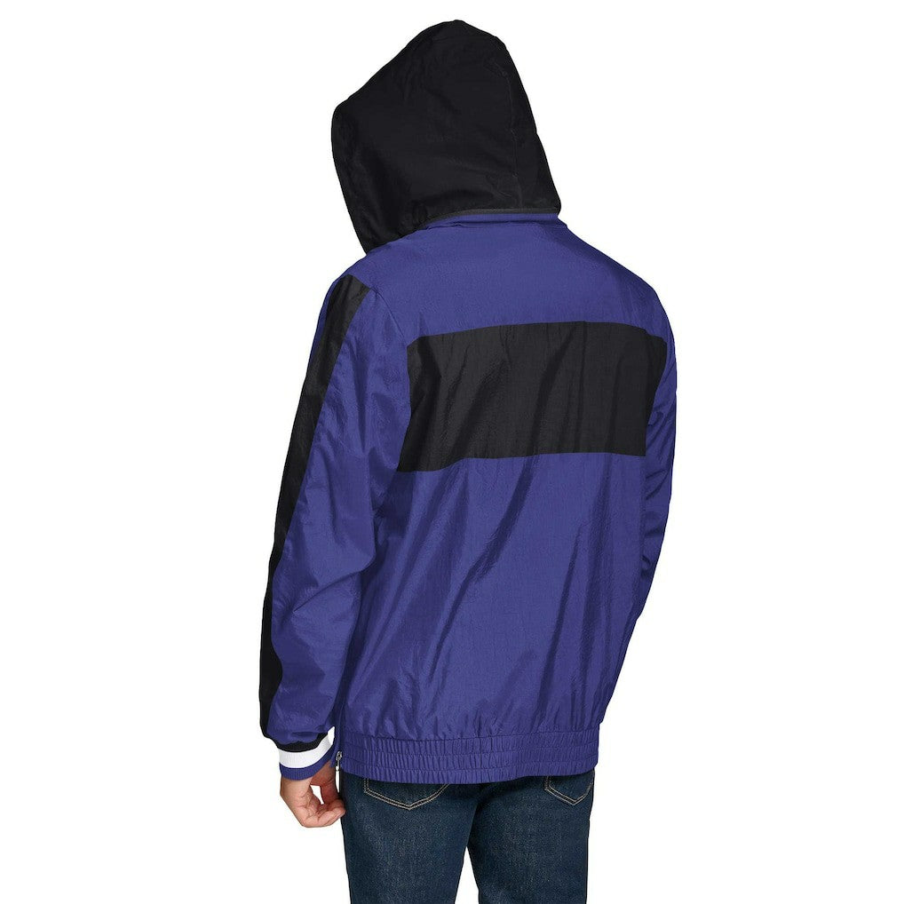 Baltimore Ravens Tommy Hilfiger Gael Lightweight Half-Zip Pullover Hoodie Jacket - Purple - NFL