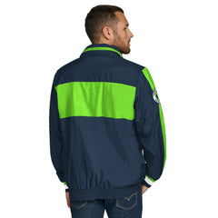 Seattle Seahawks Tommy Hilfiger Gael Lightweight Half-Zip Pullover Hoodie Jacket - College Navy - NFL