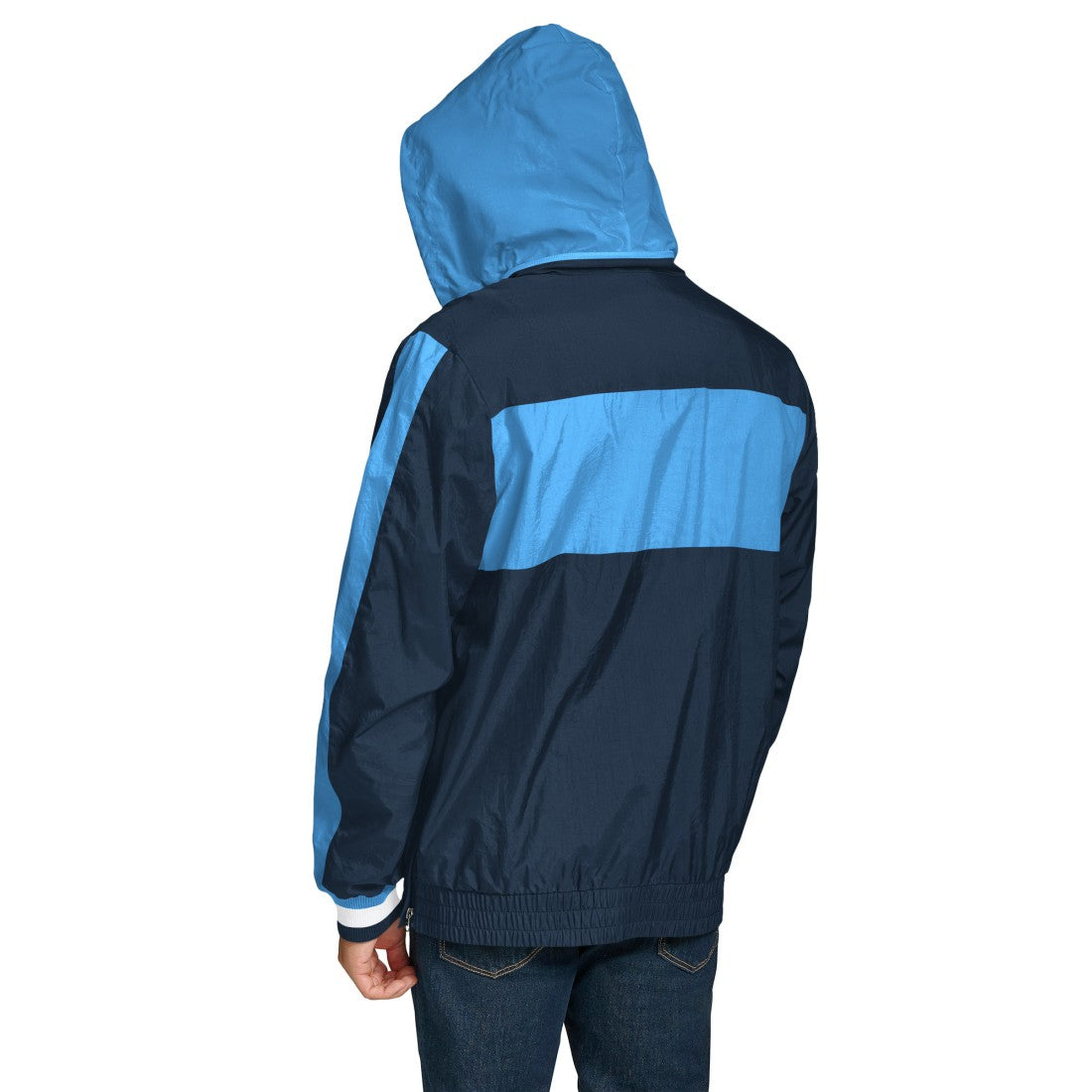 Tennessee Titans Tommy Hilfiger Gael Lightweight Half-Zip Hoodie Jacket - Navy - NFL