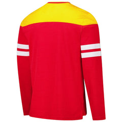 Kansas City Chiefs G-III Sports by Carl Banks Adaptive Hail Mary Long Sleeve T-Shirt - Red/Gold - NFL