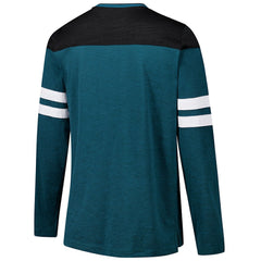 Philadelphia Eagles G-III Sports by Carl Banks Adaptive Hail Mary Long Sleeve T-Shirt - Midnight Green/Black - NFL