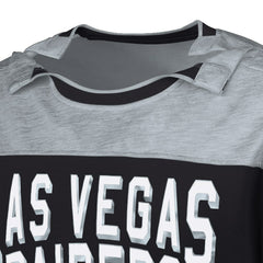 Las Vegas Raiders G-III Sports by Carl Banks Adaptive Hail Mary Long Sleeve T-Shirt - Black/Silver - NFL