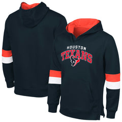 Houston Texans G-III Sports by Carl Banks Adaptive Faceoff Pullover Hoodie - Navy/Red - NFL