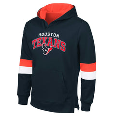Houston Texans G-III Sports by Carl Banks Adaptive Faceoff Pullover Hoodie - Navy/Red - NFL