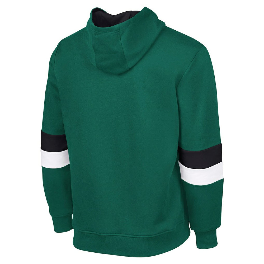 New York Jets G-III Sports by Carl BanksMen's Adaptive Faceoff Pullover Hoodie - Green/Gray - NFL