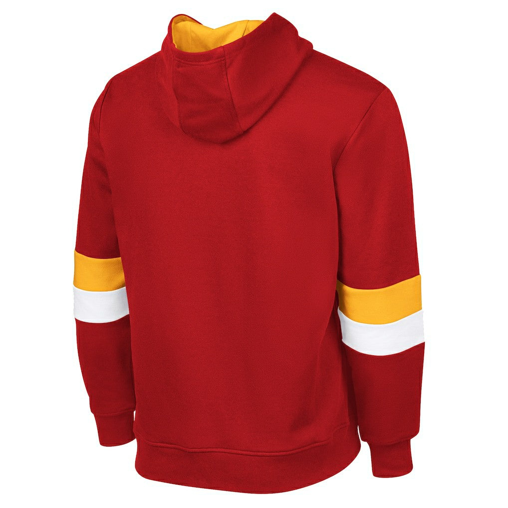 Kansas City Chiefs G-III Sports by Carl Banks Adaptive Faceoff Pullover Hoodie - Red/Gold - NFL