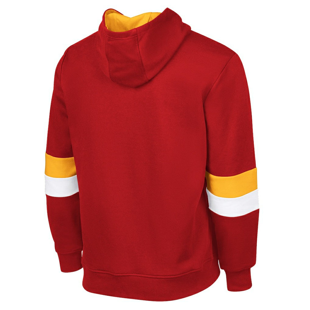 Kansas City Chiefs G-III Sports by Carl Banks Adaptive Faceoff Pullover Hoodie - Red/Gold - NFL