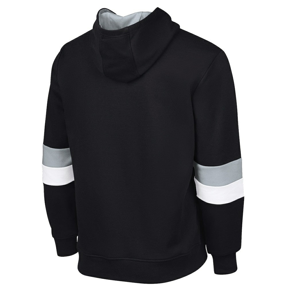 Las Vegas Raiders G-III Sports by Carl Banks Adaptive Faceoff Pullover Hoodie - Black/Silver - NFL