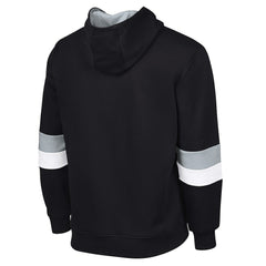 Las Vegas Raiders G-III Sports by Carl Banks Adaptive Faceoff Pullover Hoodie - Black/Silver - NFL