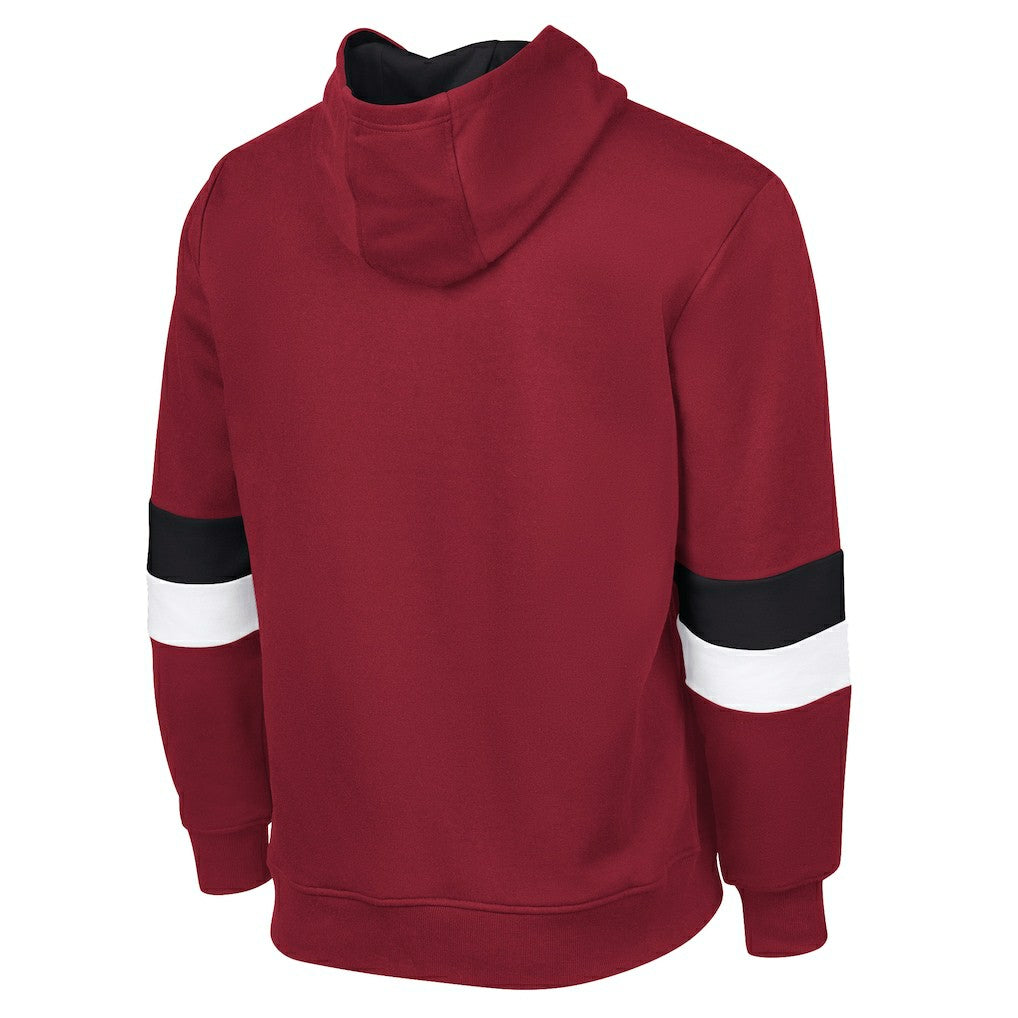 Arizona Cardinals G-III Sports by Carl Banks Adaptive Faceoff Pullover Hoodie - Cardinal/Black - NFL