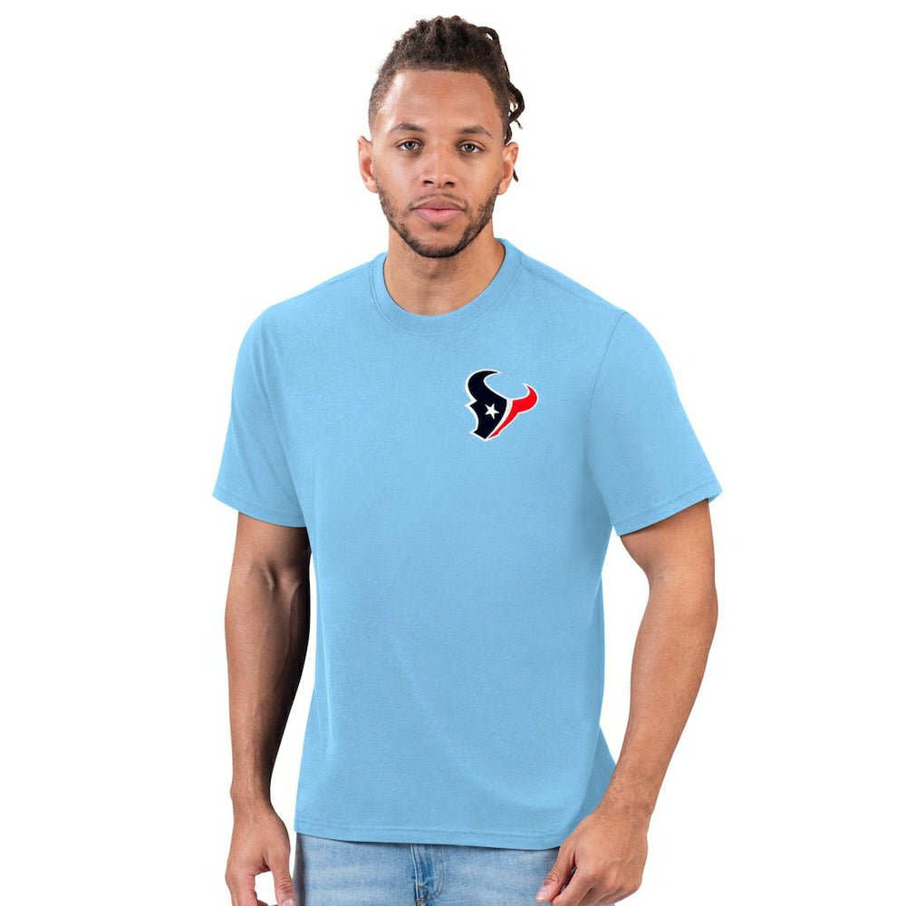 Houston Texans Margaritaville Flip Flop T-Shirt - Light Blue - NFL