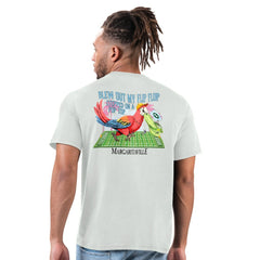 New York Jets Margaritaville Flip Flop T-Shirt - Gray - NFL