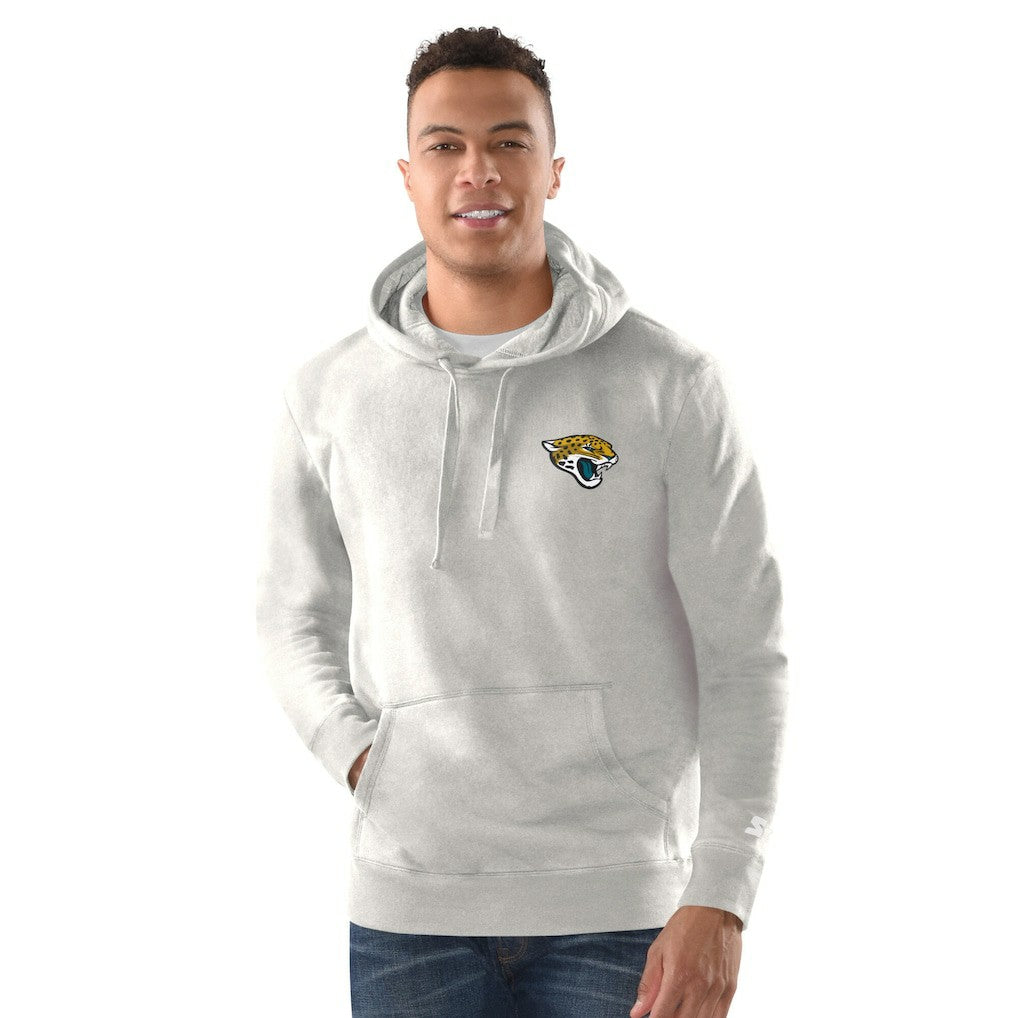 Jacksonville Jaguars Margaritaville Time Flies Garment Dyed Pullover Hoodie - Gray - NFL