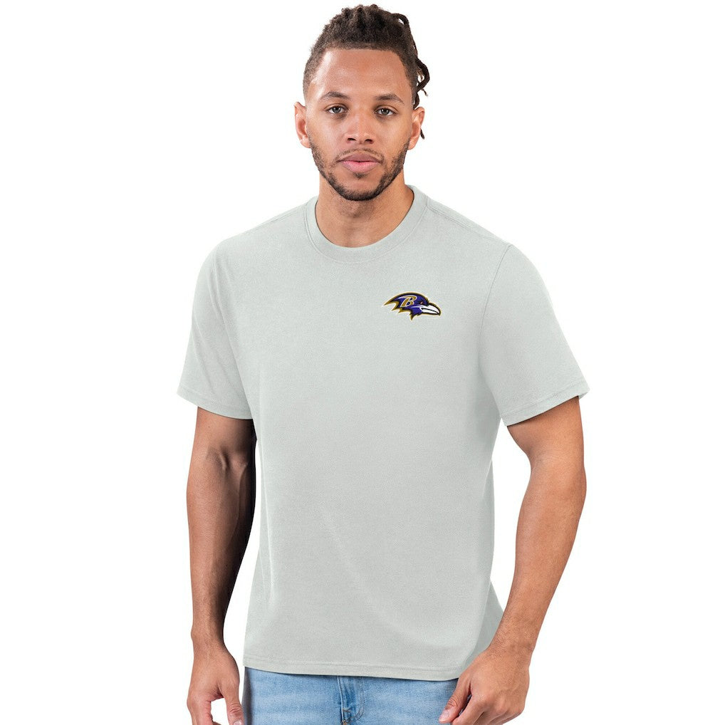 Baltimore Ravens Margaritaville Time Flies T-Shirt - Gray - NFL