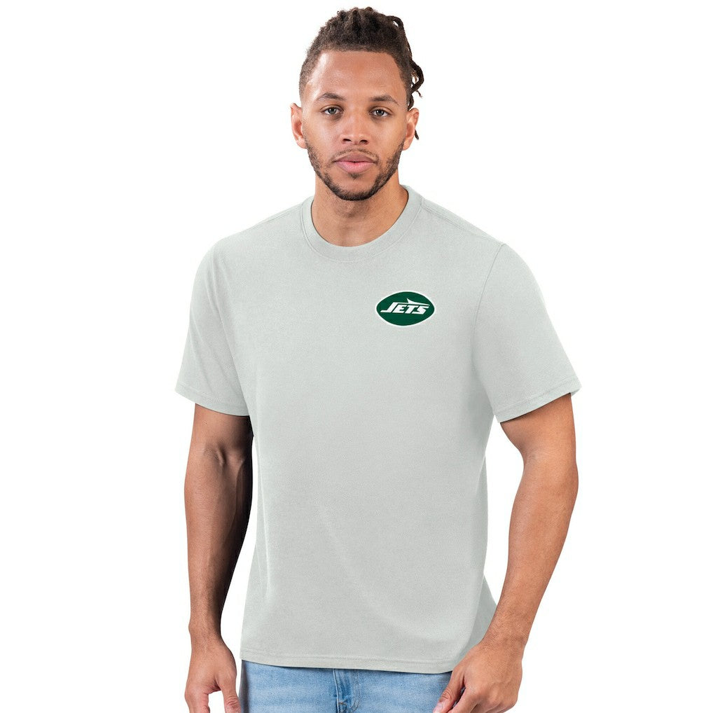 New York Jets Margaritaville Time Flies T-Shirt - Gray - NFL
