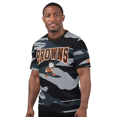 Cleveland Browns Starter Thursday Night Gridiron Classics Vintage Logo T-Shirt - Camo/Gray - NFL
