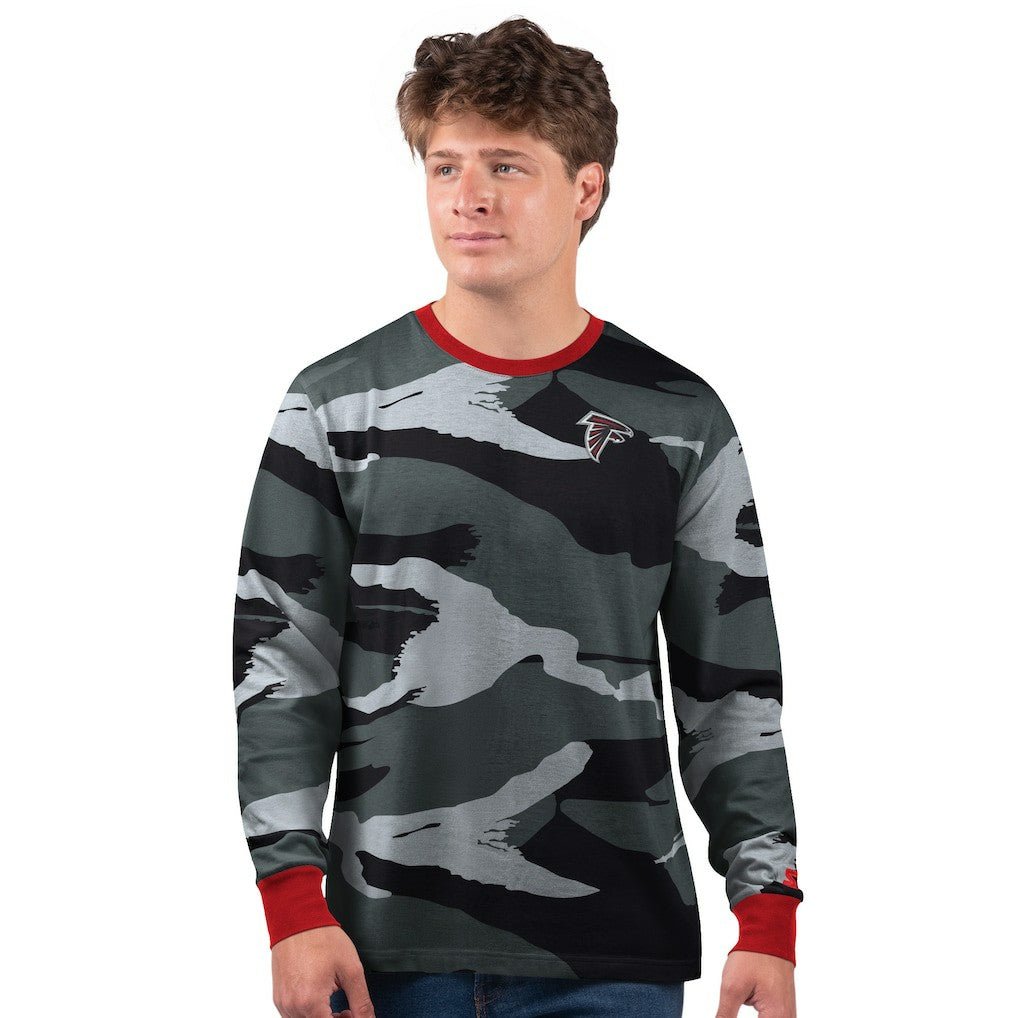 Atlanta Falcons Starter Thursday Night Gridiron Long Sleeve T-Shirt- Gray - NFL