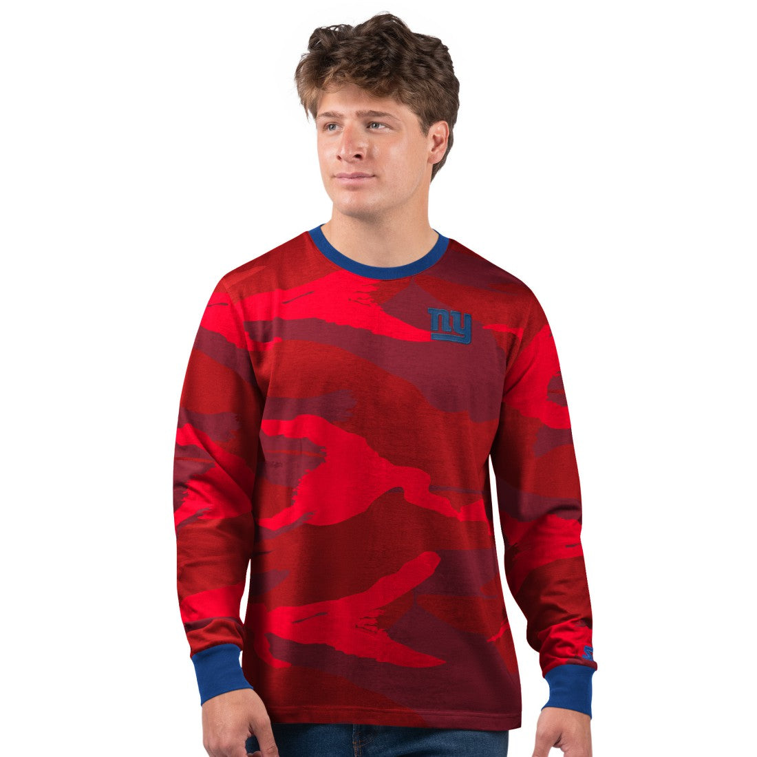 New York Giants Starter Thursday Night Gridiron Long Sleeve T-Shirt- Red - NFL