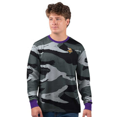 Minnesota Vikings Starter Thursday Night Gridiron Long Sleeve T-Shirt- Gray - NFL