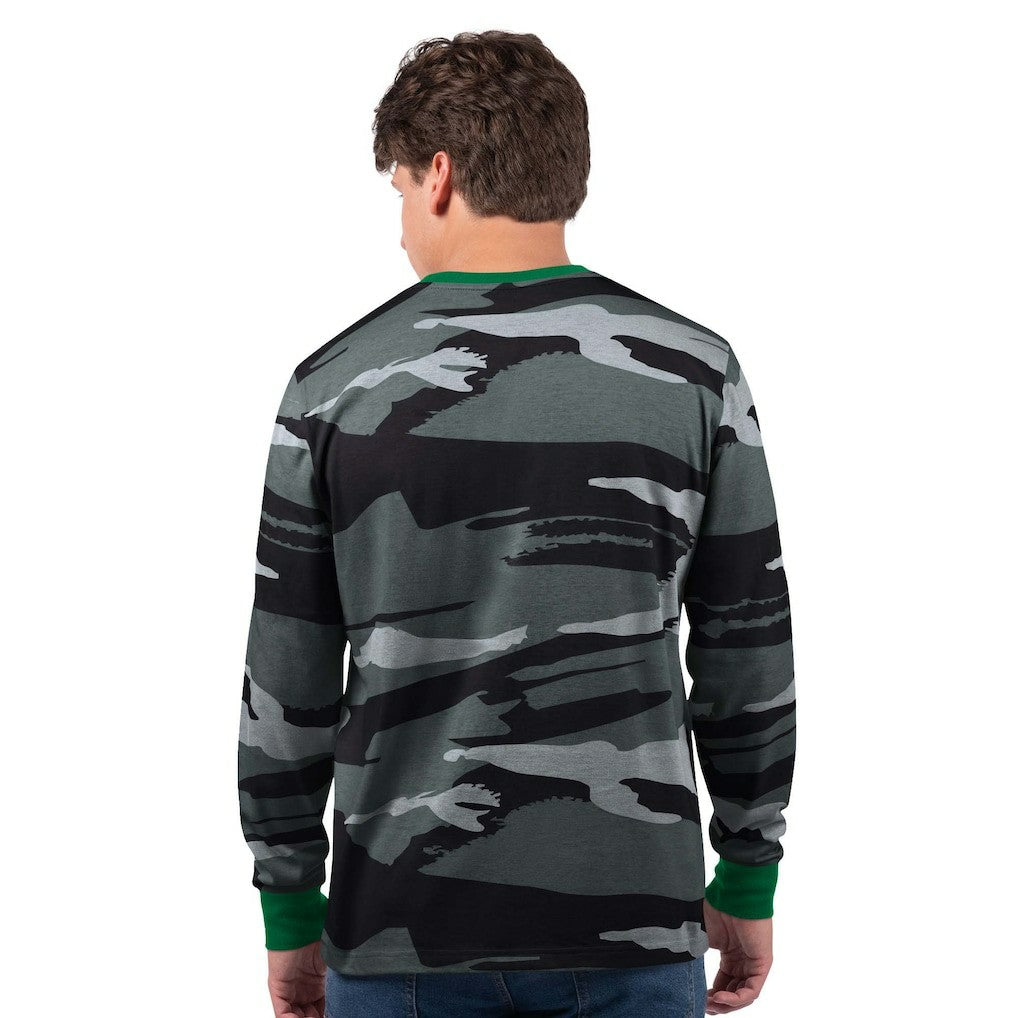 Philadelphia Eagles Starter Thursday Night Gridiron Vintage Logo Long Sleeve T-Shirt - Gray - NFL