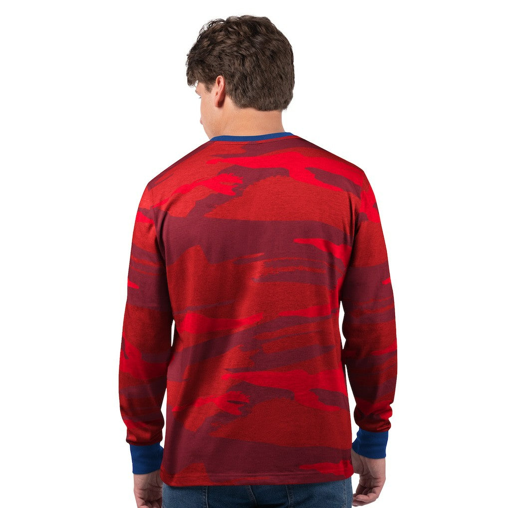 New England Patriots Starter Thursday Night Gridiron Vintage Logo Long Sleeve T-Shirt - Red - NFL
