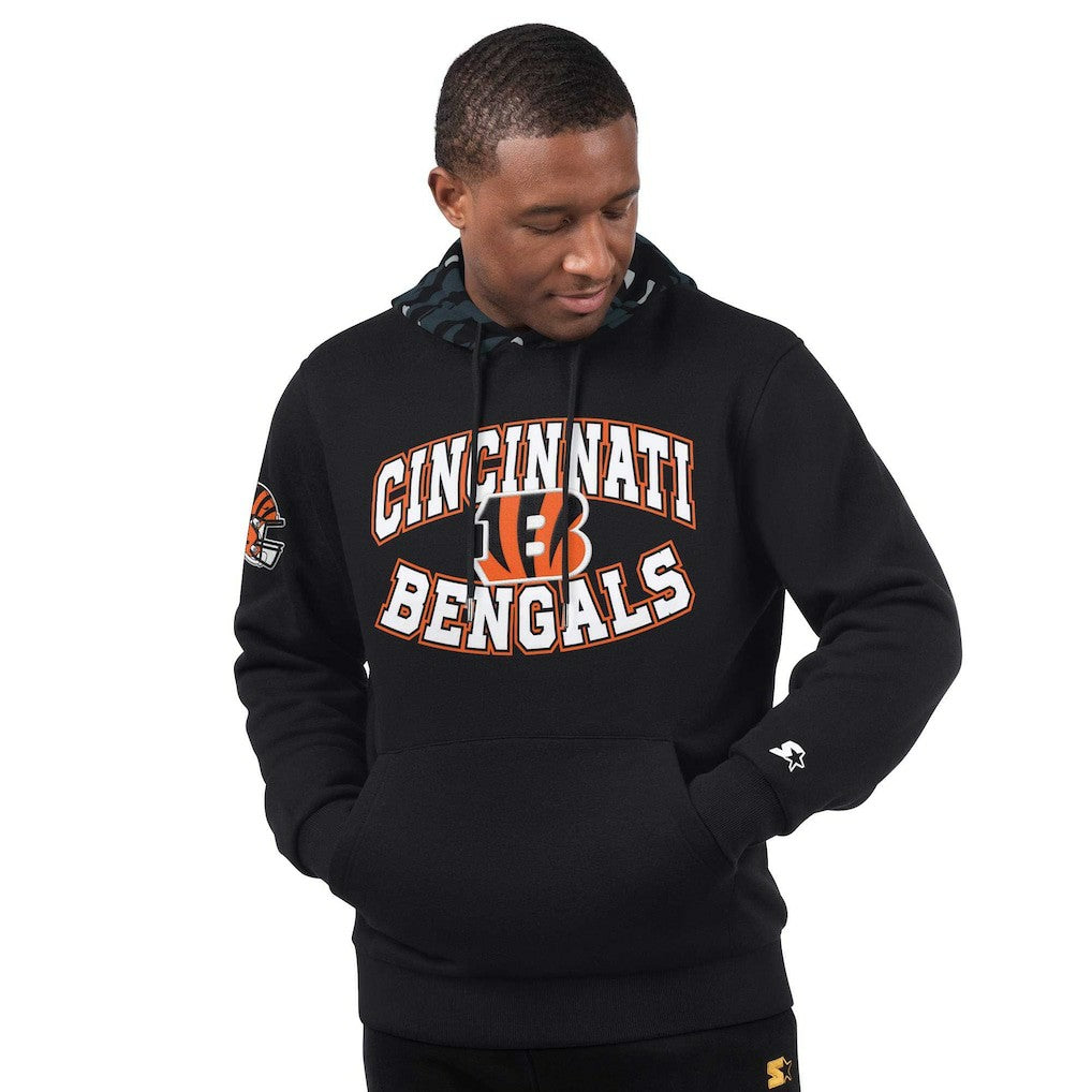 Cincinnati Bengals Starter Thursday Night Gridiron Pullover Hoodie - Black - NFL