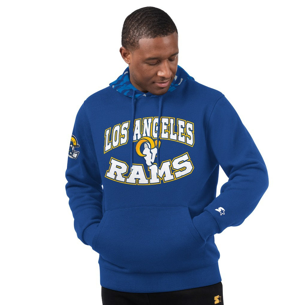 Los Angeles Rams Starter Thursday Night Gridiron Pullover Hoodie - Royal - NFL