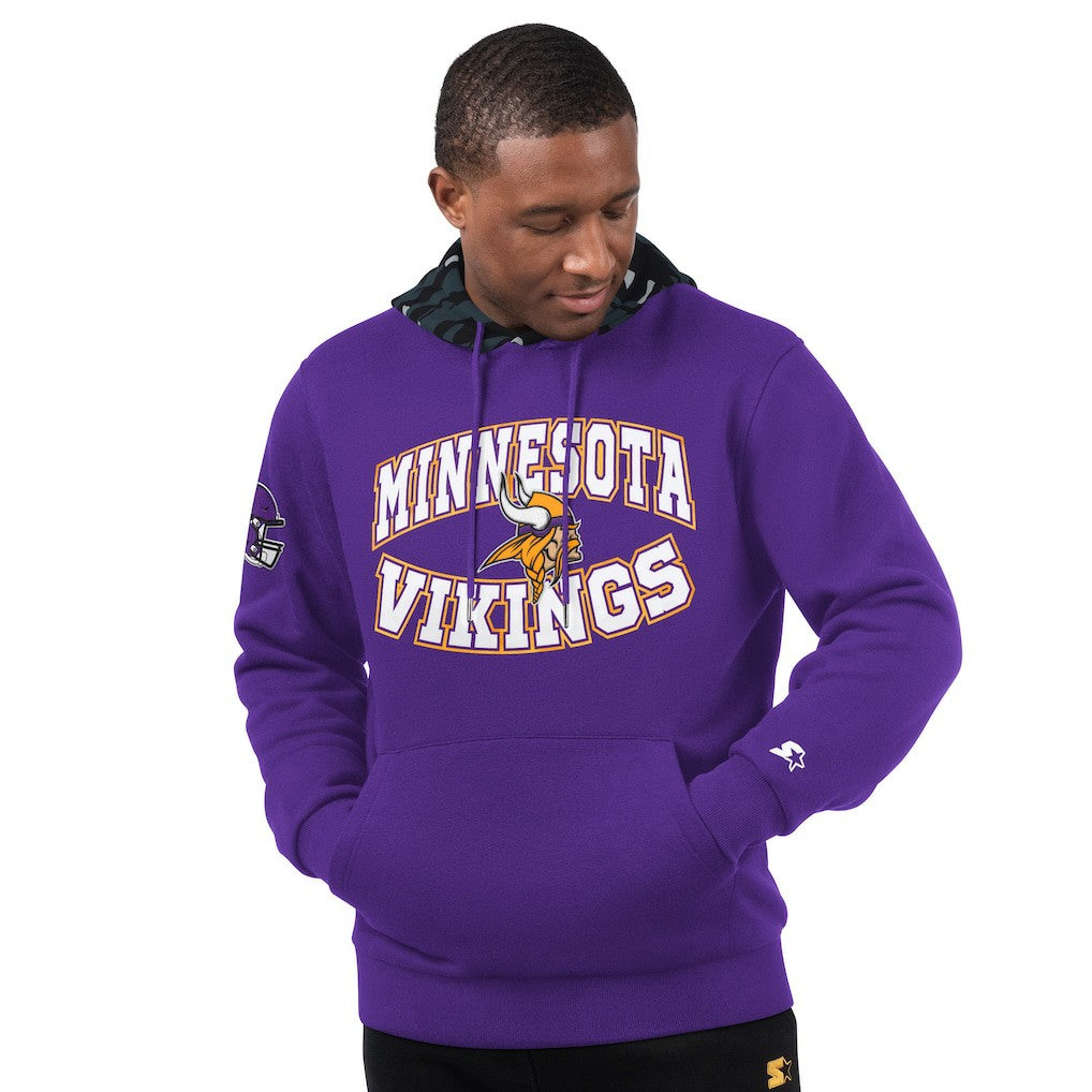 Minnesota Vikings Starter Thursday Night Gridiron Pullover Hoodie - Purple - NFL