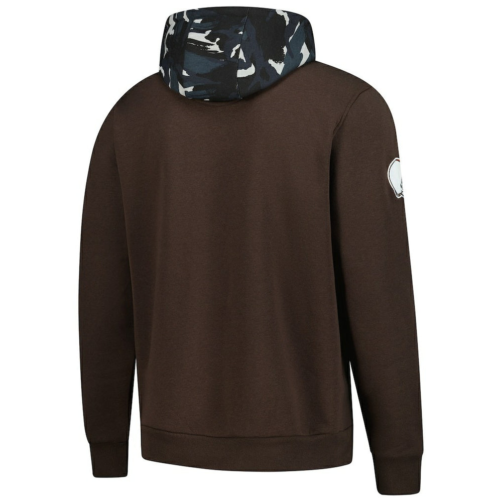 Cleveland Browns Starter Thursday Night Gridiron Vintage Logo Pullover Hoodie - Brown - NFL