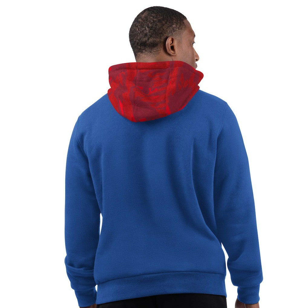 New England Patriots Starter Thursday Night Gridiron Vintage Logo Pullover Hoodie - Royal - NFL