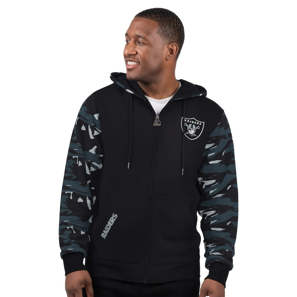 Las Vegas Raiders Starter Thursday Night Gridiron Full-Zip Hoodie - Black - NFL