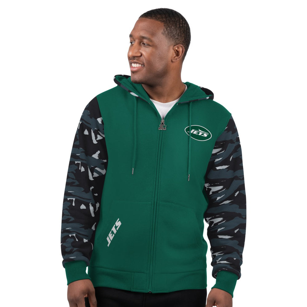 New York Jets Starter Thursday Night Gridiron Full-Zip Hoodie - Green - NFL