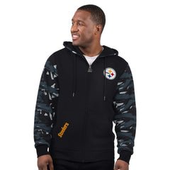 Pittsburgh Steelers Starter Thursday Night Gridiron Full-Zip Hoodie - Black - NFL
