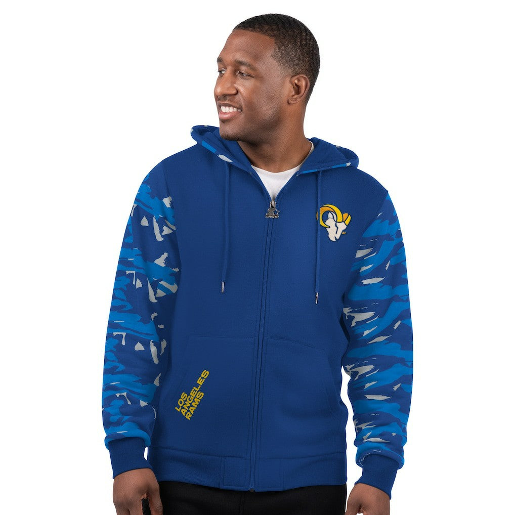 Los Angeles Rams Starter Thursday Night Gridiron Full-Zip Hoodie - Royal - NFL