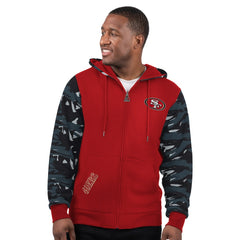 San Francisco 49ers Starter Thursday Night Gridiron Full-Zip Hoodie - Scarlet - NFL