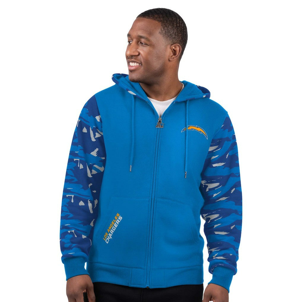 Los Angeles Chargers Starter Thursday Night Gridiron Full-Zip Hoodie - Powder Blue - NFL