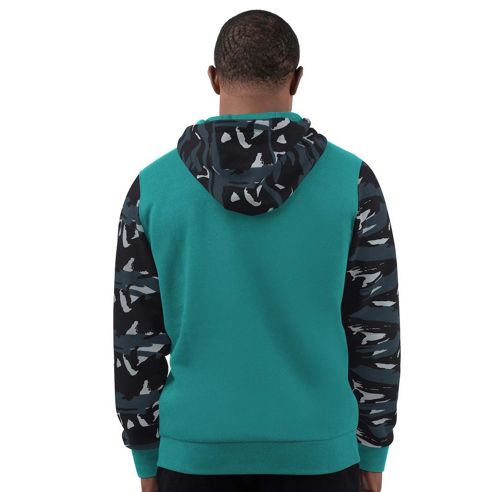 Miami Dolphins Starter Thursday Night Gridiron Vintage Logo Full-Zip Hoodie - Aqua - NFL