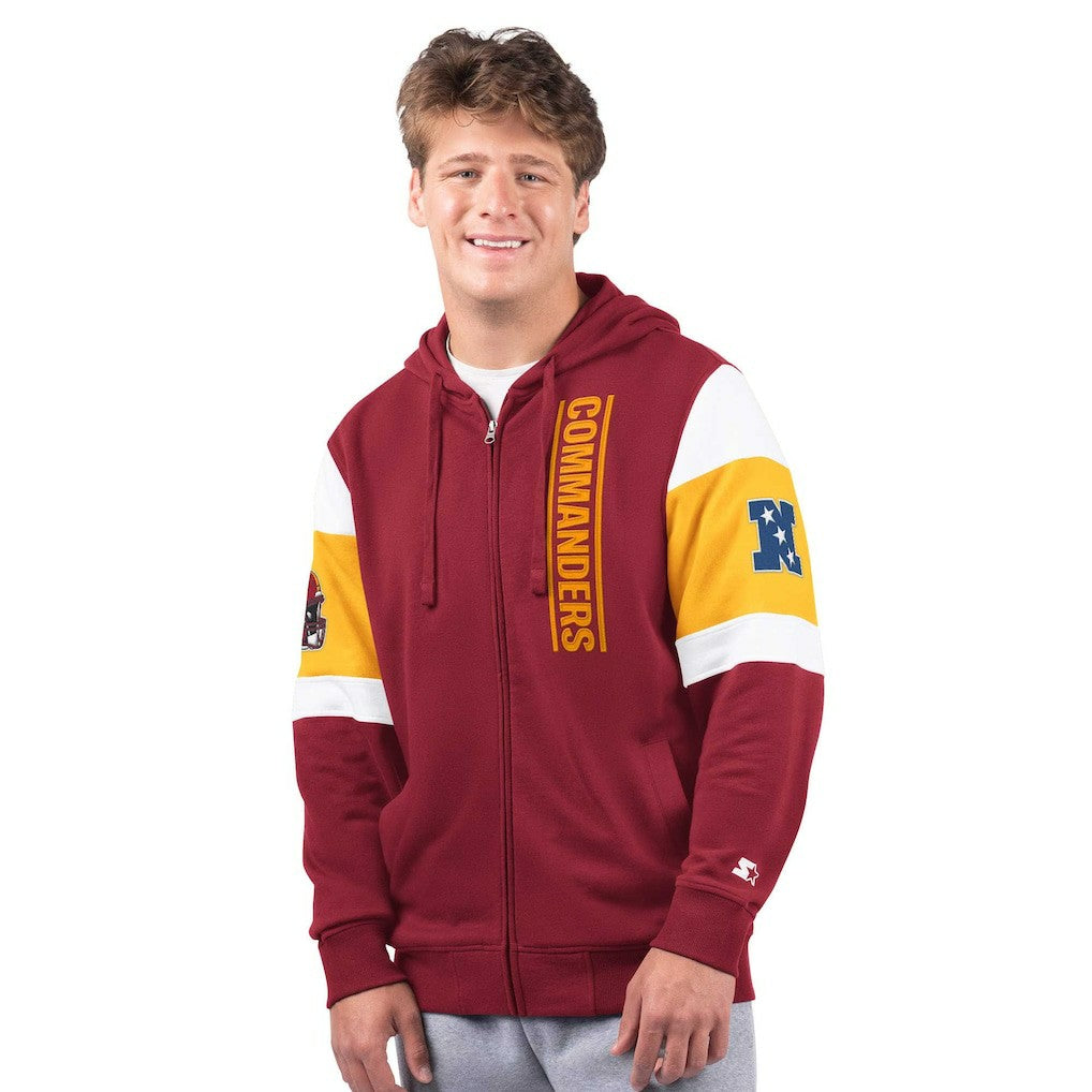 Washington Commanders Starter Extreme Full-Zip Hoodie - Burgundy - NFL