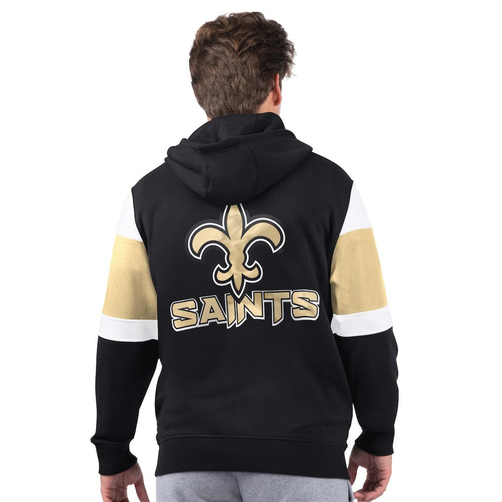 New Orleans Saints Starter Extreme Full-Zip Hoodie - Black - NFL