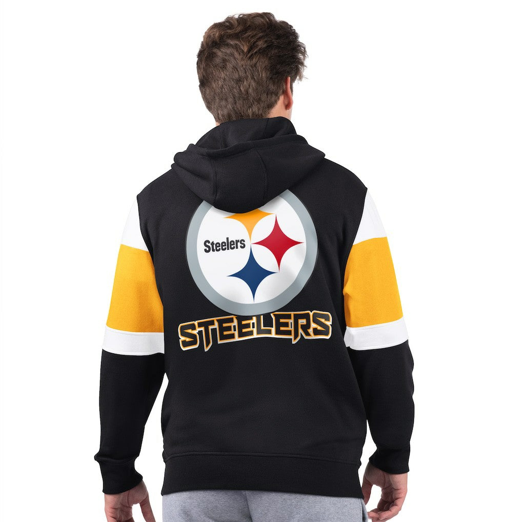 Pittsburgh Steelers Starter Extreme Full-Zip Hoodie - Black - NFL
