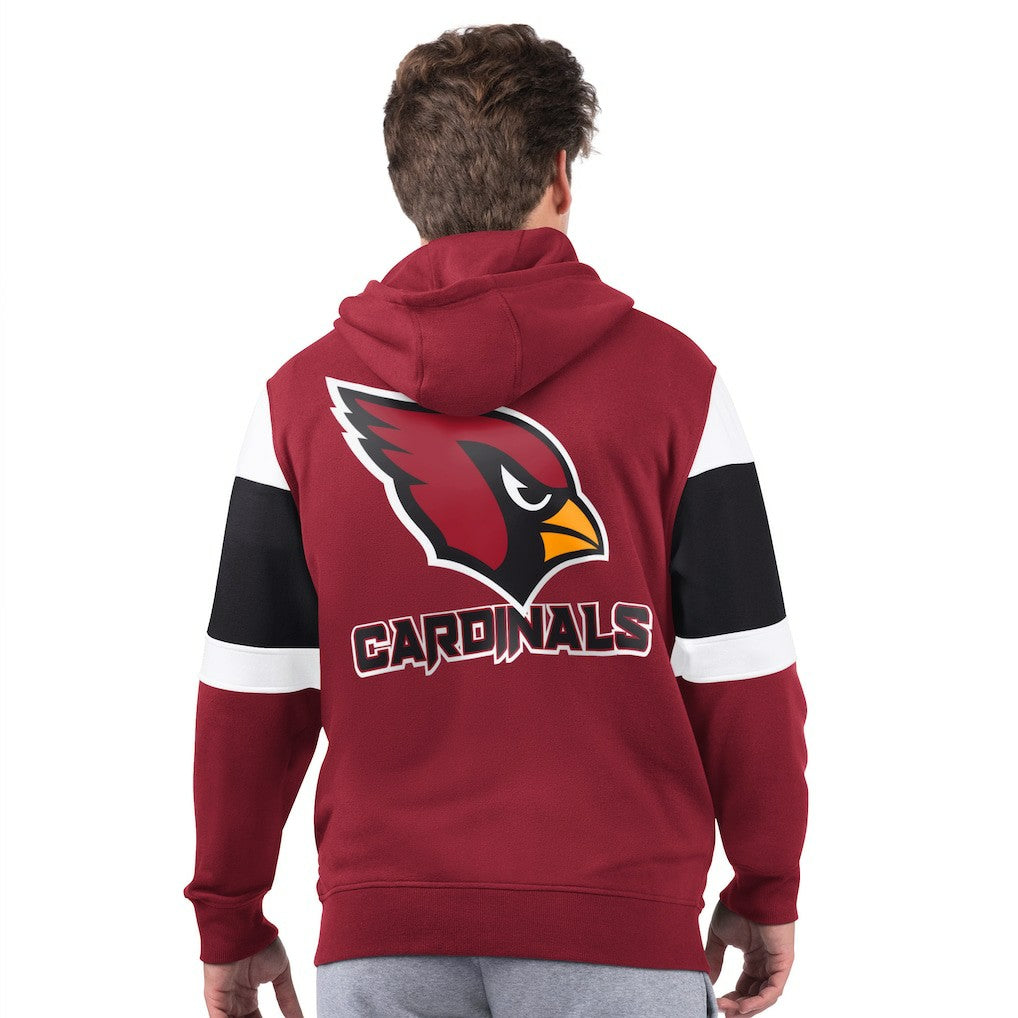 Arizona Cardinals Starter Extreme Full-Zip Hoodie - Cardinal - NFL