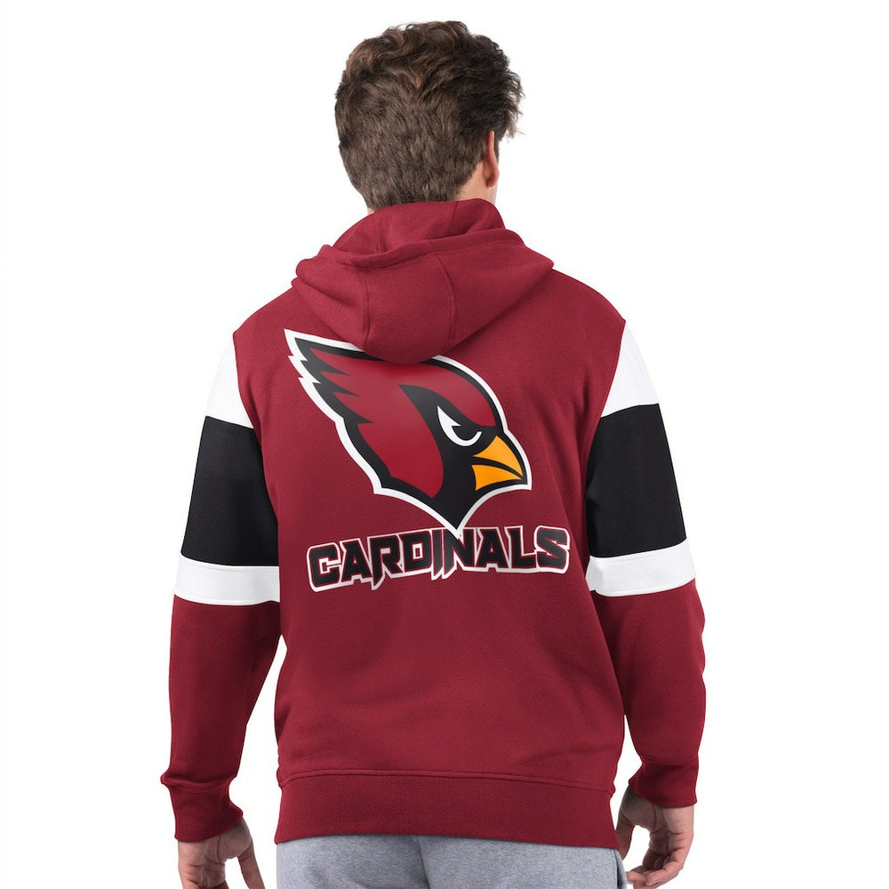 Arizona Cardinals Starter Extreme Full-Zip Hoodie - Cardinal - NFL