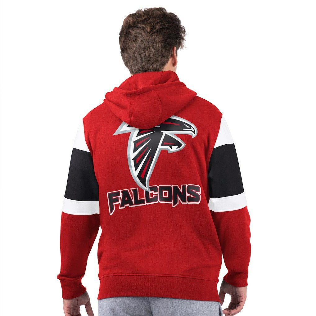 Atlanta Falcons Starter Extreme Full-Zip Hoodie - Red - NFL