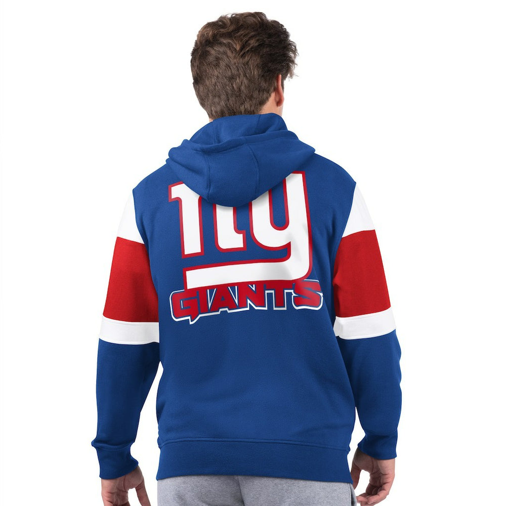 New York Giants Starter Extreme Full-Zip Hoodie - Royal - NFL