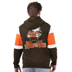 Cleveland Browns Starter Extreme Vintage Logo Full-Zip Hoodie - Brown - NFL