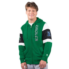 Philadelphia Eagles Starter Extreme Vintage Logo Full-Zip Hoodie - Kelly Green - NFL
