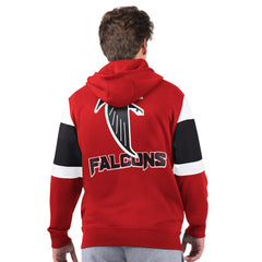 Atlanta Falcons Starter Extreme Vintage Logo Full-Zip Hoodie - Red - NFL