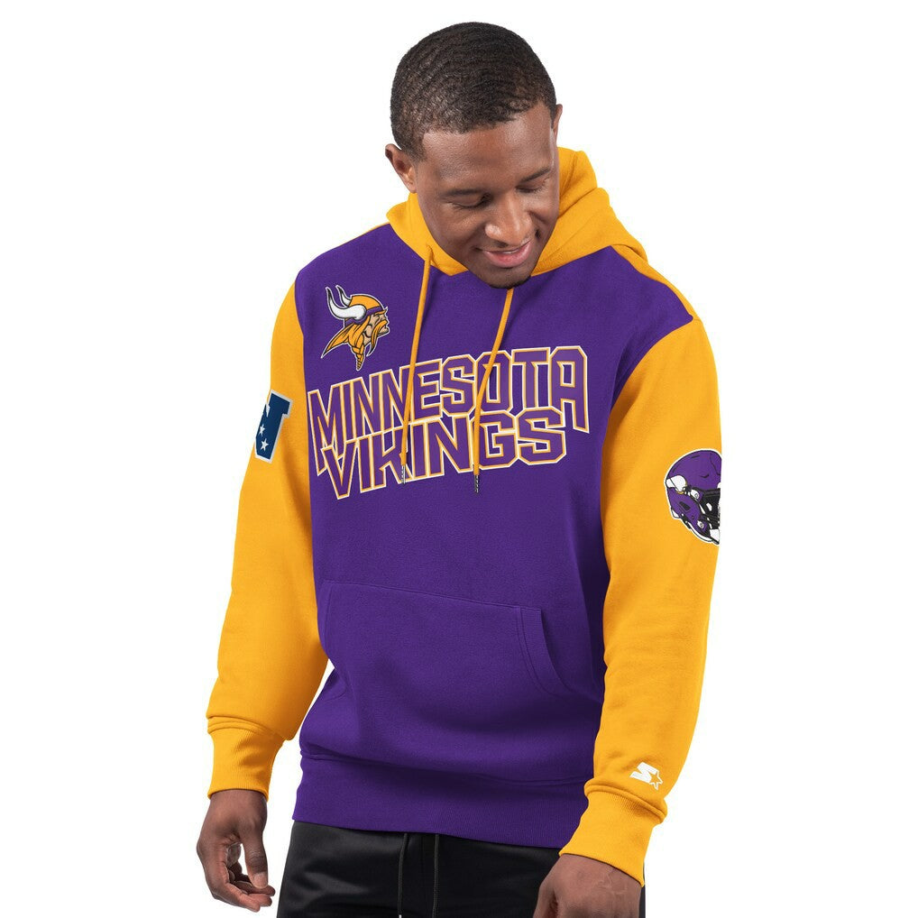 Minnesota Vikings Starter Extreme Pullover Hoodie - Purple - NFL