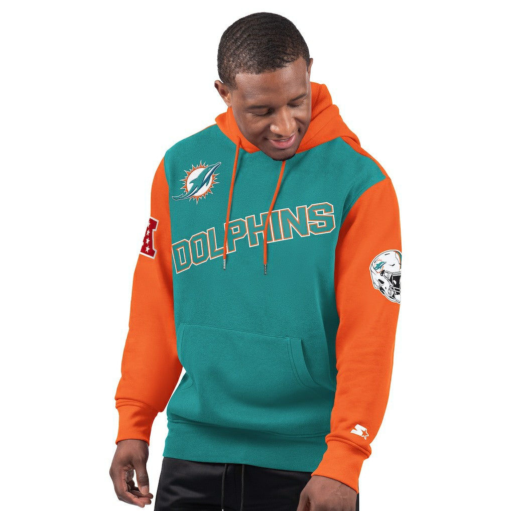 Miami Dolphins Starter Extreme Pullover Hoodie - Aqua - NFL